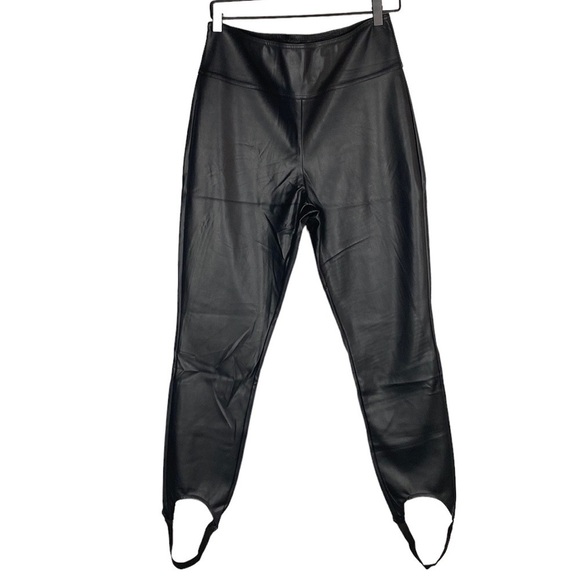 WeWoreWhat leather stirrup legging - Picture 1 of 8